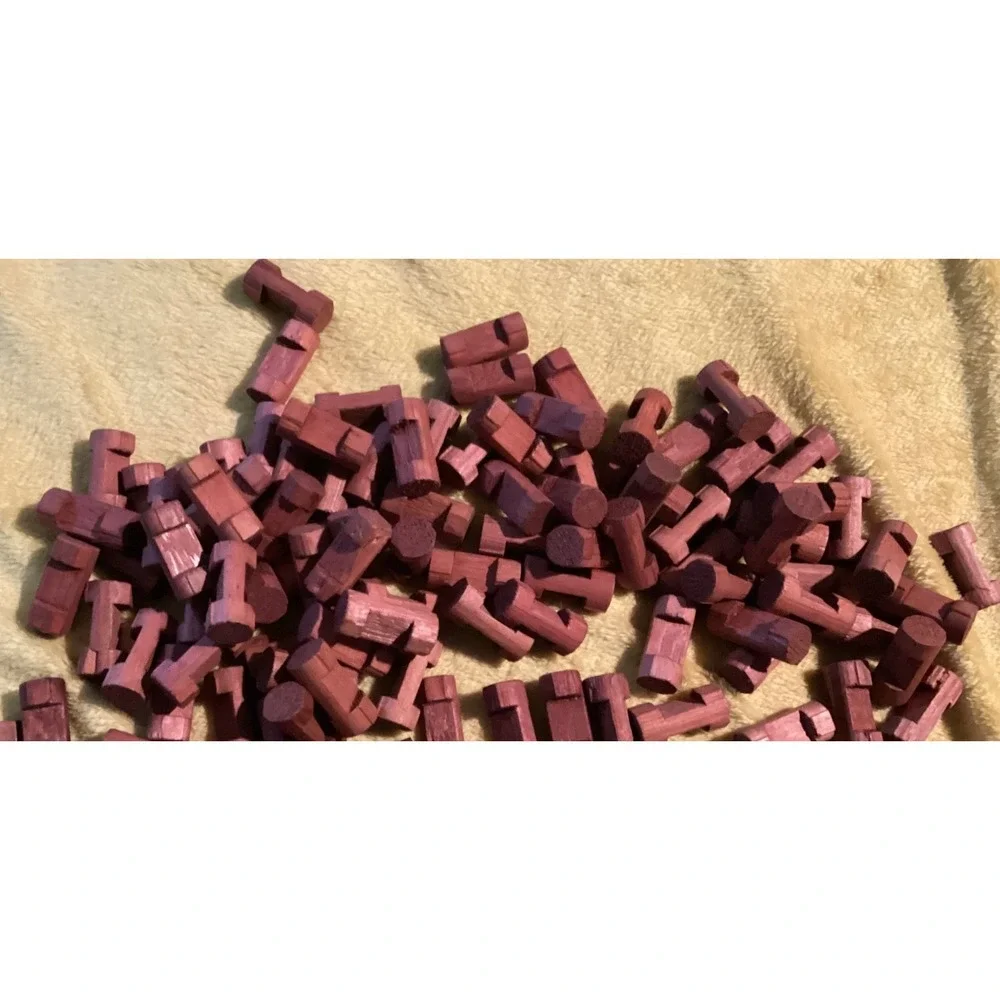 Lincoln Logs Frontiersman Set, ~150 Assorted Pieces, Vintage Wooden Building Toy